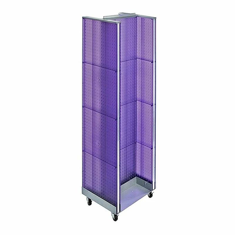 Azar Displays H-Unit Floor Display, 60" x 16", Purple (700431-PUR)