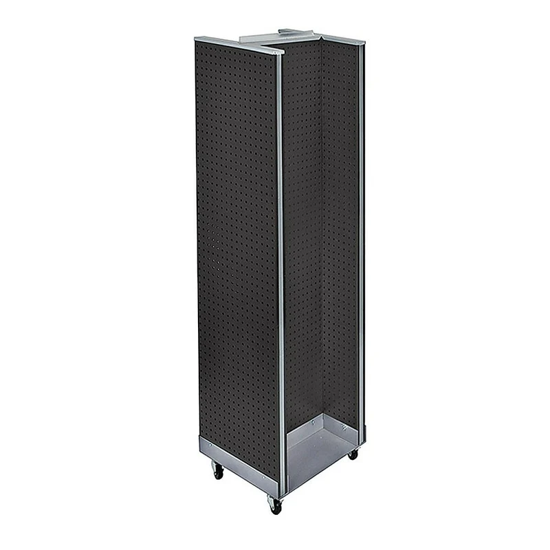 Azar Displays – Présentoir de plancher H-Unit, 60 x 16 po, noir (700431-BLK)