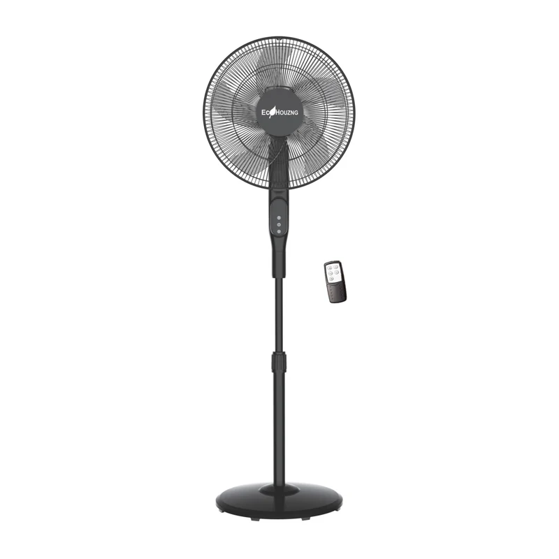 Ecohouzng - Ventilateur sur pied à moteur DC avec télécommande – 16 po