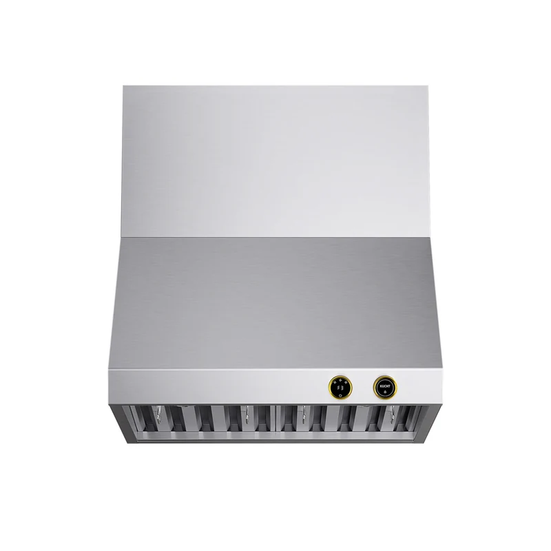KUCHT KRH300-GL-C 30 po Hotte murale - avec commandes numériques - 900 CFM - Acier inoxydable/Or