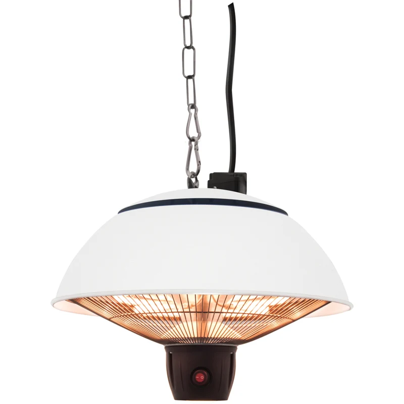 Westinghouse 1500-Watt Outdoor Hanging Infrared Electric Patio Heater - White