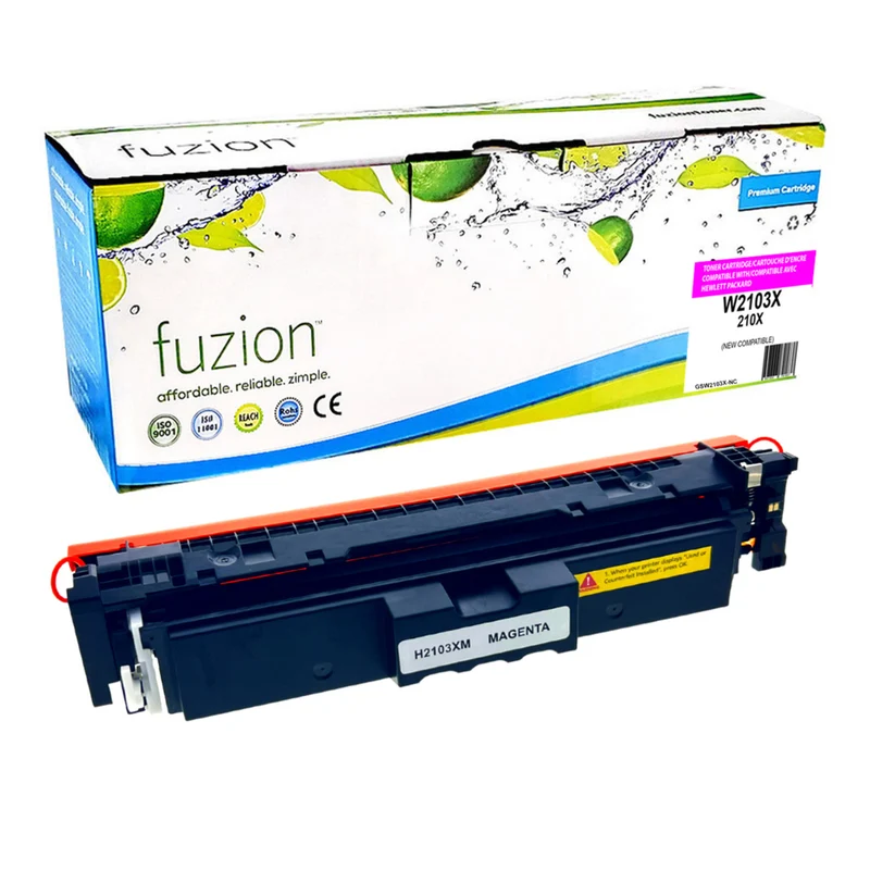 fuzion - HP 210X (W2103X) Cartouche de toner compatible - Haut Rendement - Magenta