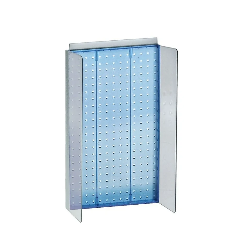 Azar Displays – Présentoir Powerwing à panneau perforé, 22 x 13,5 po, bleu (700355-BLU)