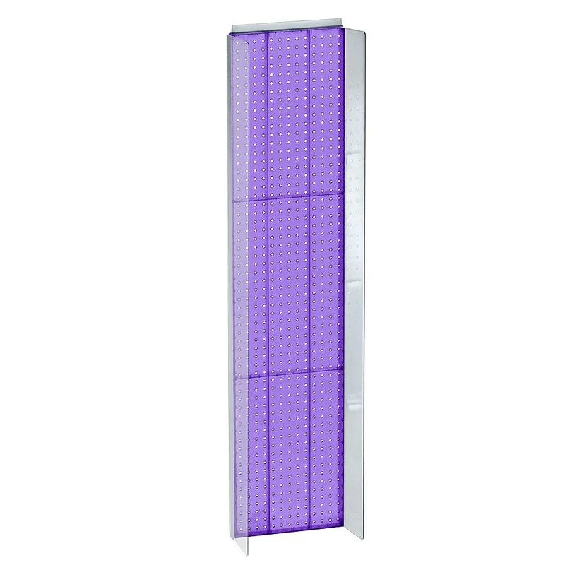 Azar Displays Pegboard Powerwing Display, 14" x 60", Purple (700354-PUR)