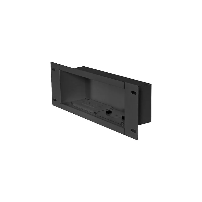 Peerless-AV IBA3AC Recessed Cable Management and Power Storage Accessory In-Wall Box, Black