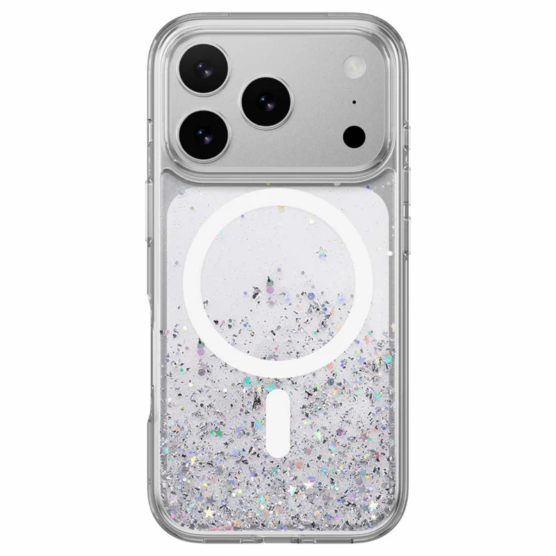 SwitchEasy Starfield 3D Compatible with MagSafe Case for iPhone 17 Pro - Transparent