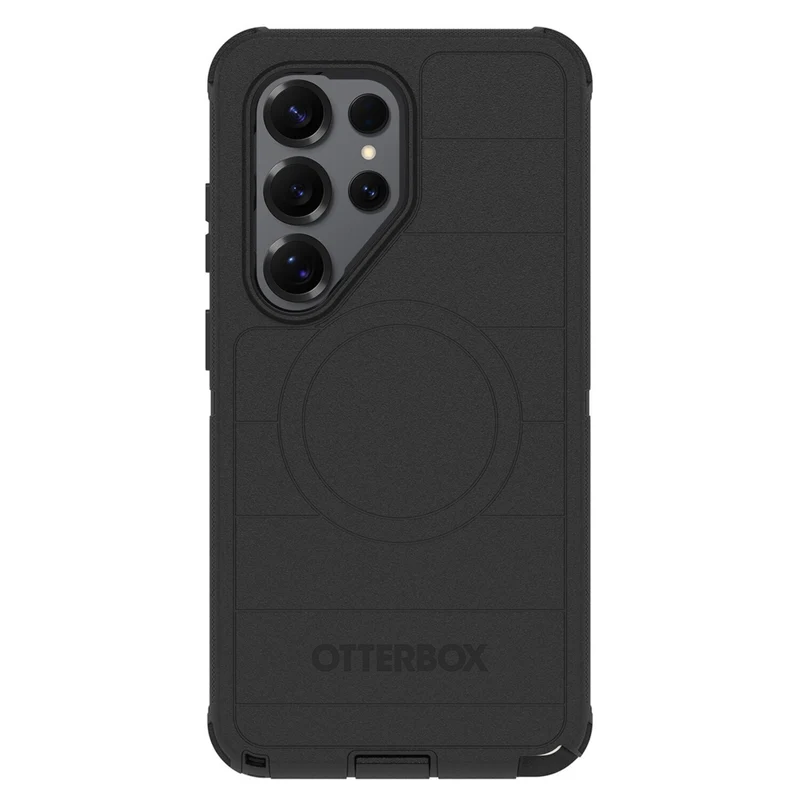 OtterBox Defender Pro Cell Phone Case with Magnets in Bulk Packaging for Galaxy S26 Ultra - Black