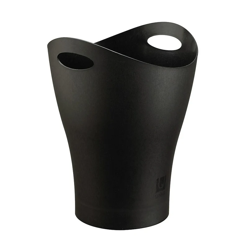 Umbra Garbino Can, Matte Black, 6 Pack