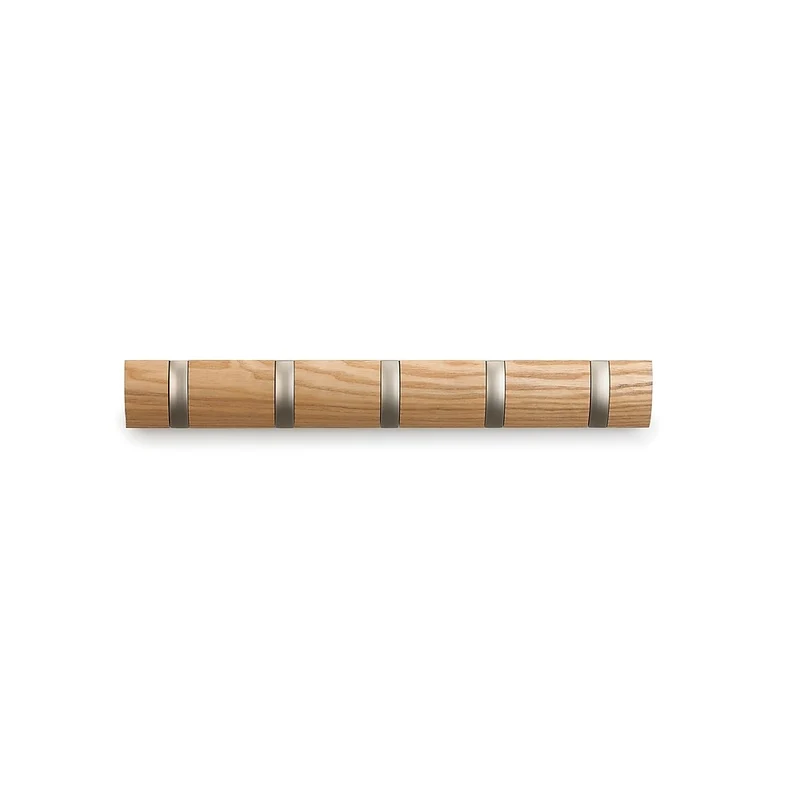 Umbra – Portemanteau Flip à 5 crochets, naturel