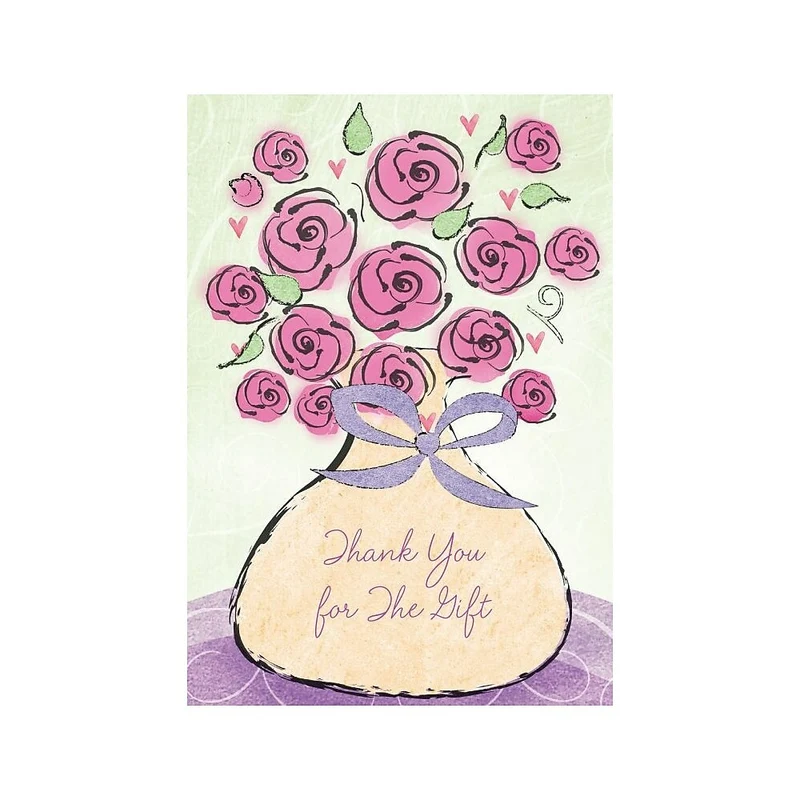 Cartes de remerciement, Thank You For The Gift, 12/paquet