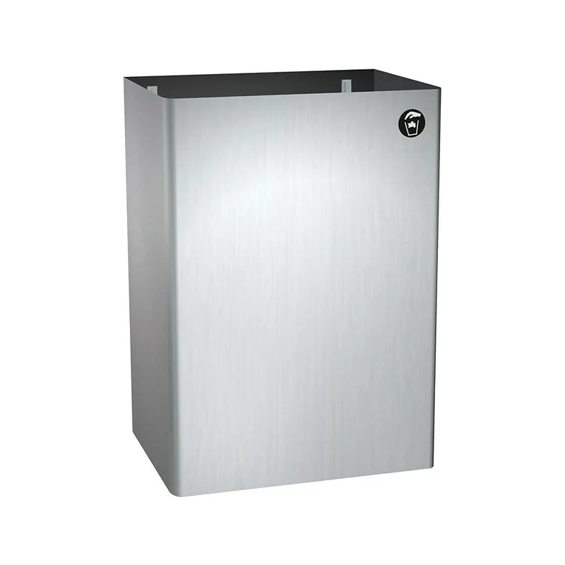 ASI Surface-Mounted Waste Receptacle, 12 Gallon