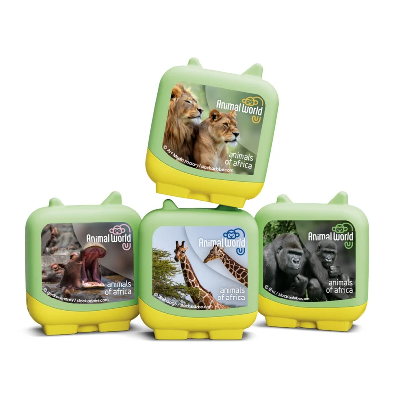 tonies - Animal World 4: Animals of Africa Clever tonies - - Ensemble de 4 pièces (Anglais)