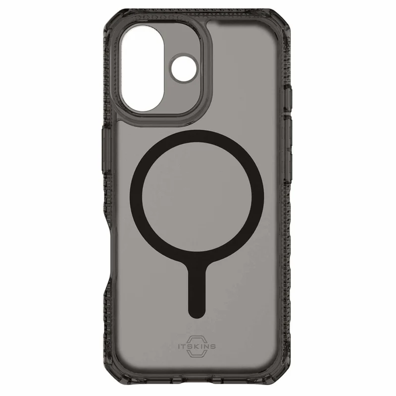 ITSKINS Hybrid_R Vapor Compatible with MagSafe Case for iPhone 17 - Smoke