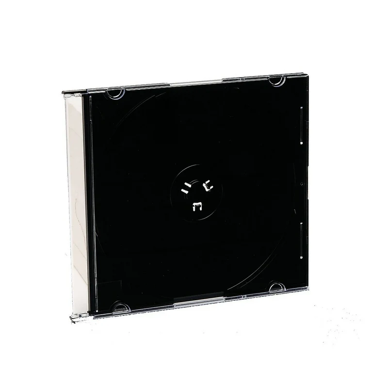 Verbatim CD/DVD Slim Jewel Cases, Black, 200 Pack