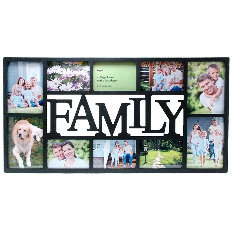 Nexxt – Cadre Family pour 10 photos, noir