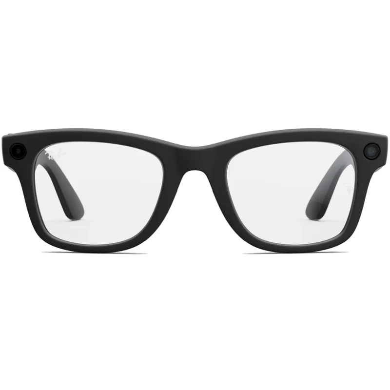 Ray-Ban Meta - Lunettes IA Wayfarer Gen 2 - Verres transparents - Noir mat