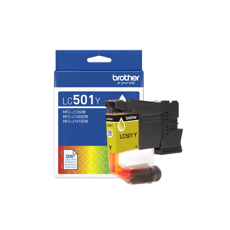 Brother - LC501YS Cartouche d’encre jaune authentique à rendement standard