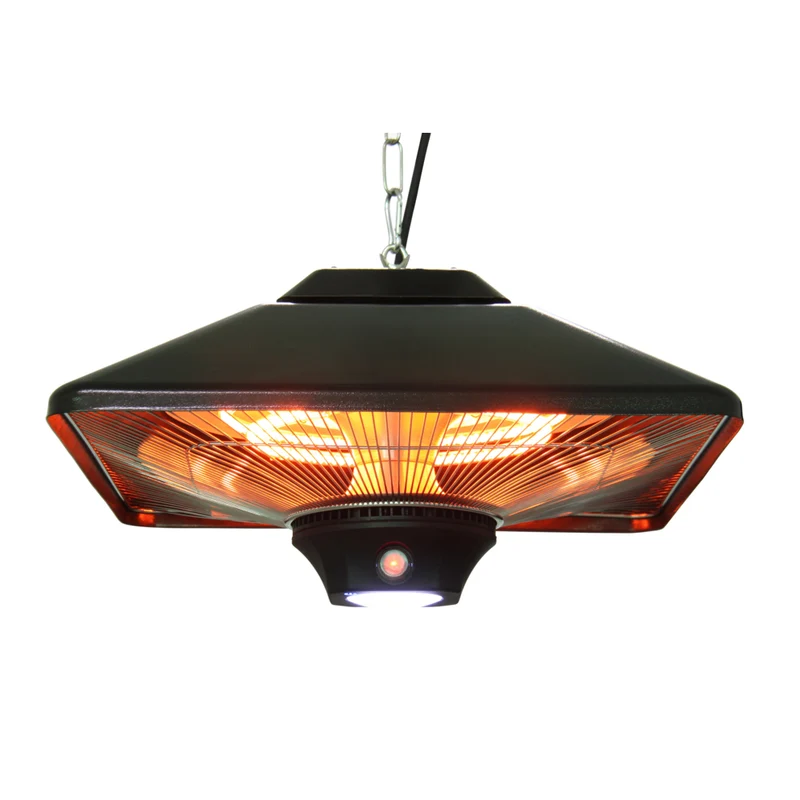 Westinghouse - 1500-Watt Hanging Infrared Electric Patio Heater - Black