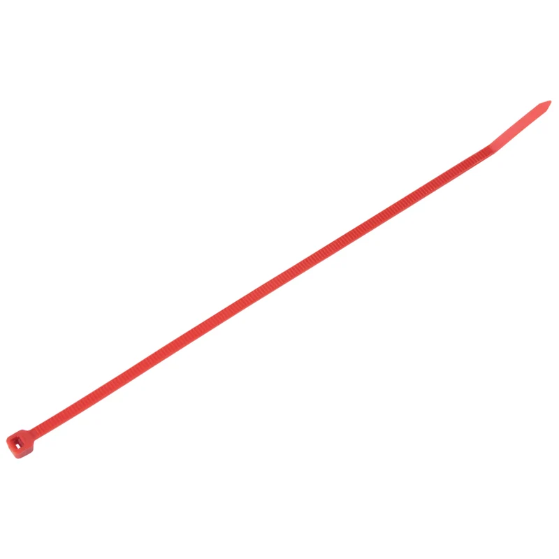 Avery Dennison – Colliers de serrage 8" (20 cm), résistance à la traction de 40 lb – Rouge – Paquet de 1000