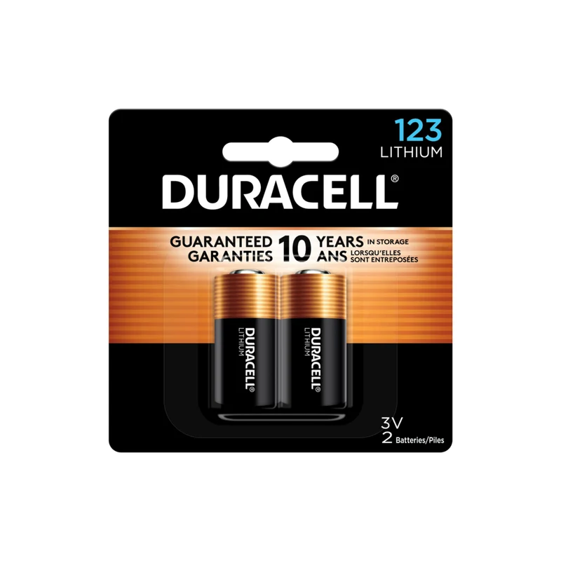 Duracell DL123-2 3V Ultra Photo Lithium Battery - 2 Pack