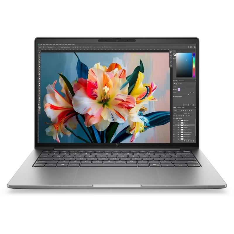 HP ZBook 8 G2i 14" Touchscreen Laptop - Intel Ultra 7 366H - Nvidia RTX PRO 500 - 32 GB RAM - 1 TB SSD - Win 11 P- Bl -Silver