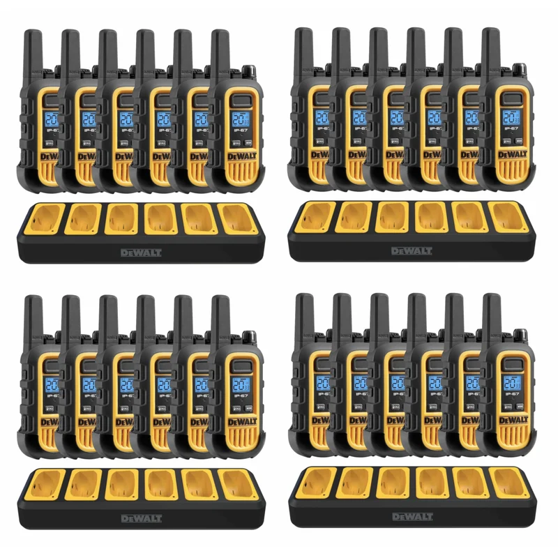 Dewalt - Radios Heavy Duty 24 DXFRS300 avec chargeurs 4X 6 ports