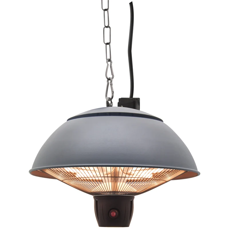 Westinghouse 1500-Watt Outdoor Hanging Infrared Electric Patio Heater - Grey