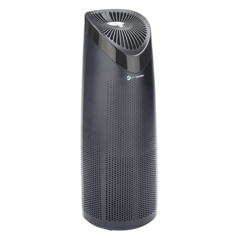 GermGuardian AC4625 22" 4-in-1 Tower Air Purifier with 360-Degree HEPA