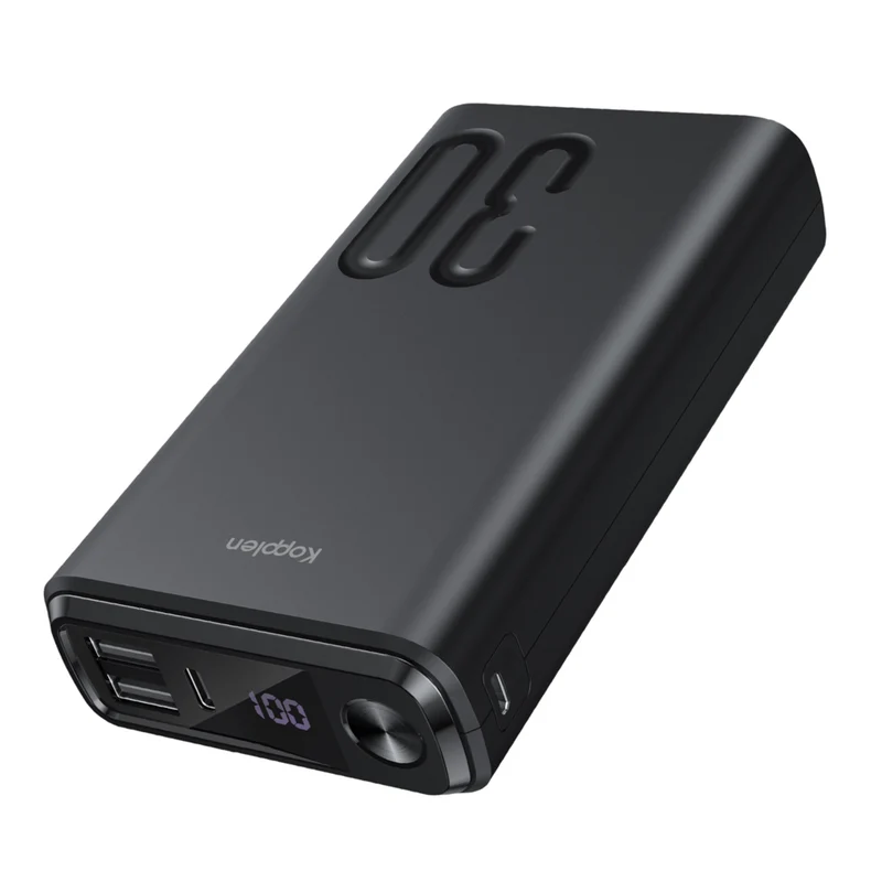 Kopplen Digital Display 30000 mAh 22.5W Fast Charging USB Power Bank - Black