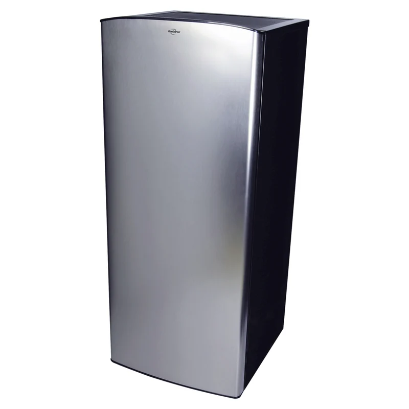 Koolatron Compact Fridge with Freezer - 6.2 cu ft - Stainless Steel
