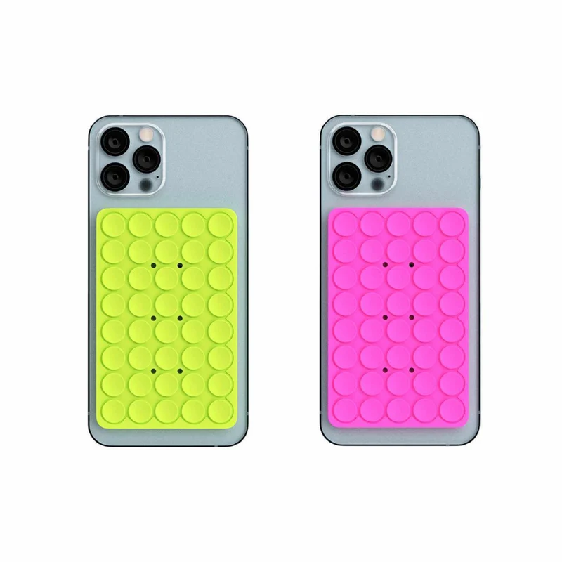 Blu Element PhoneSquid Grip - Lime Green & Fuschia - 2 Pack
