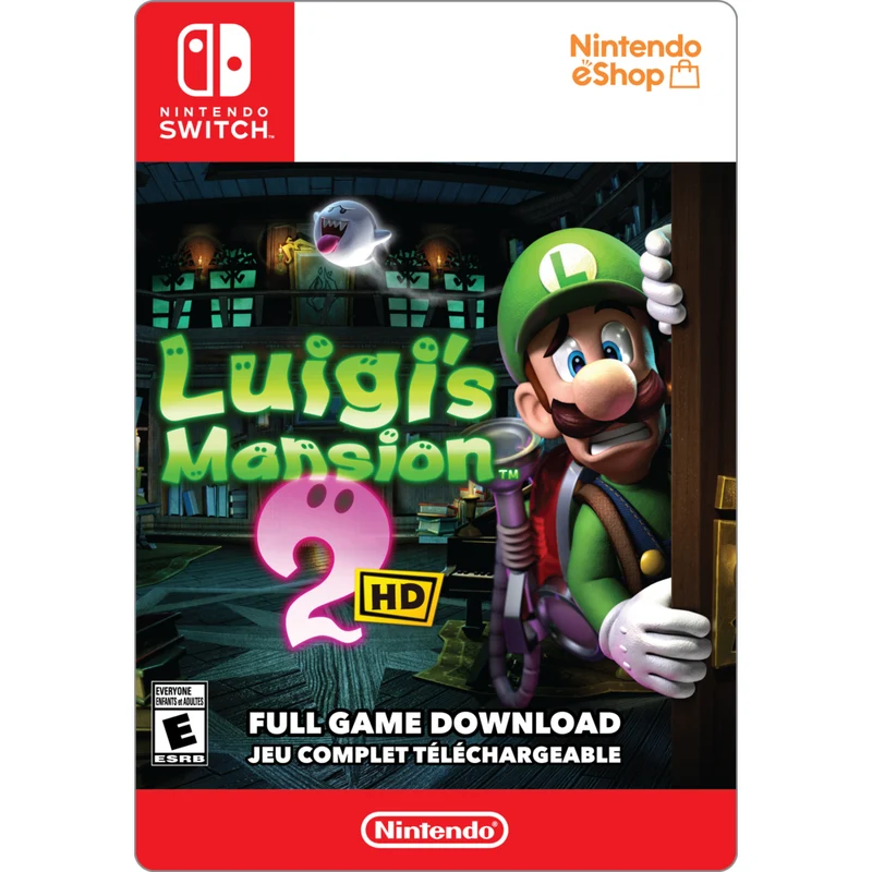 Luigi's Mansion 2 HD pour Nintendo Switch [Code Electronique]