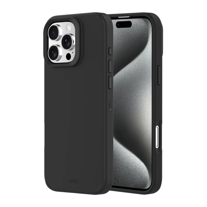 AXS - PROTech Pulse D3O étui fabriqué avec du plastique recyclé pour Apple iPhone 16 Pro Max - Noir