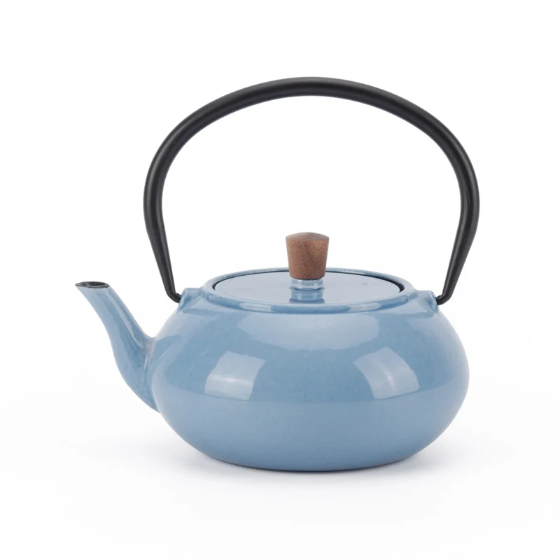 Minimal - Théière en fonte émaillée Minimal - Classic Bleu - 0,6 L