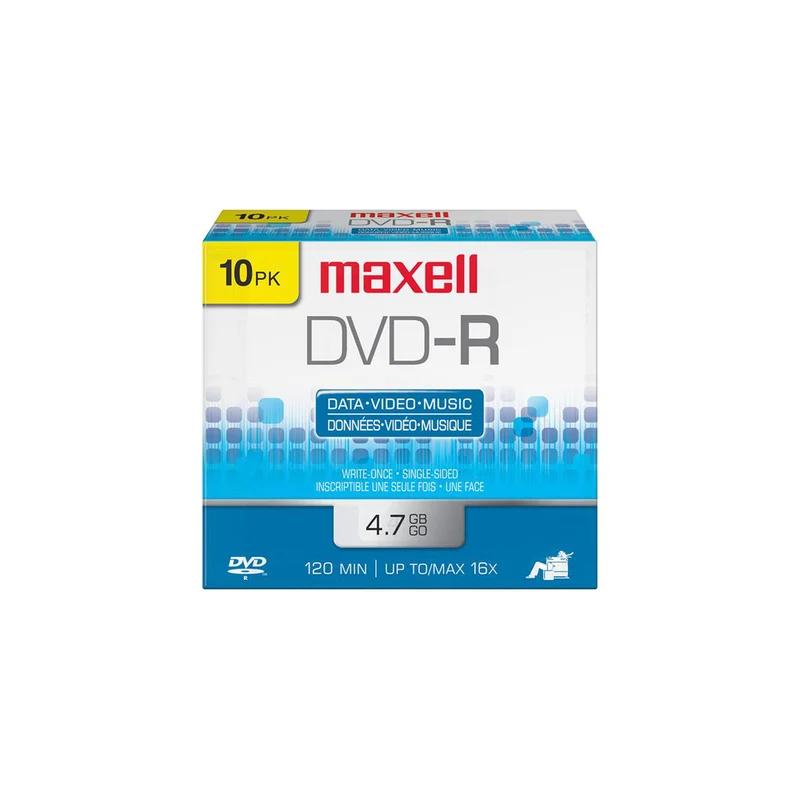 Maxell - Disques DVD-R emballage de 10