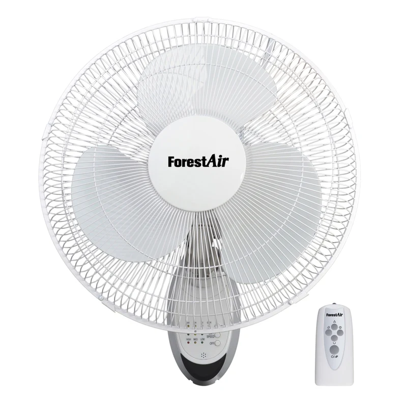 Forest Air - Ventilateur mural de 16 pouces avec télécommande
