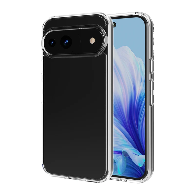 AXS - ULTRA CLEAR étui testé contre les chutes pour Google Pixel 9 / Pixel 9 Pro - Transparent