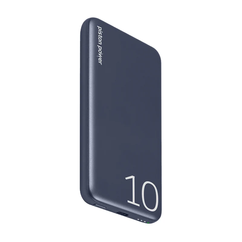 LOGiiX Piston Power 10000 mAh Aluminium Power Bank - Midnight Blue