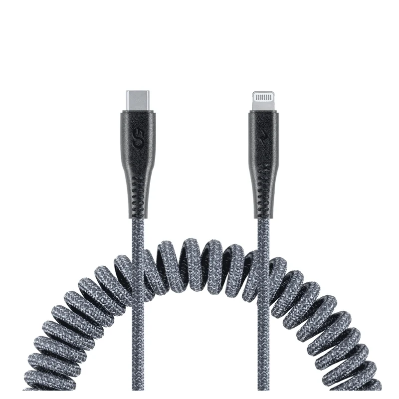 LOGiiX - Piston Connect Coil USB-C vers Lightning - Gris