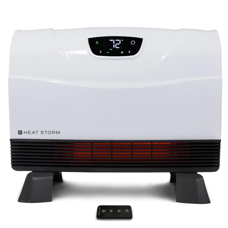 Heat Storm Phoenix Infrared Floor or Wall-Mount Touch Screen 1500W Heater