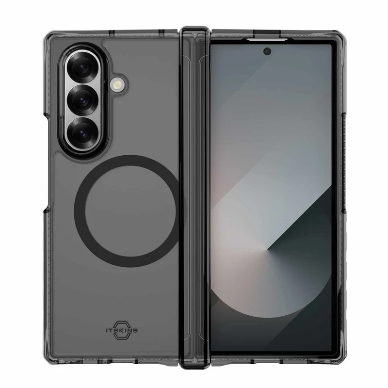 ITSKINS Hybrid_R Case Hinge with MagSafe Galaxy Z Fold 7 - Smoke/Transparent