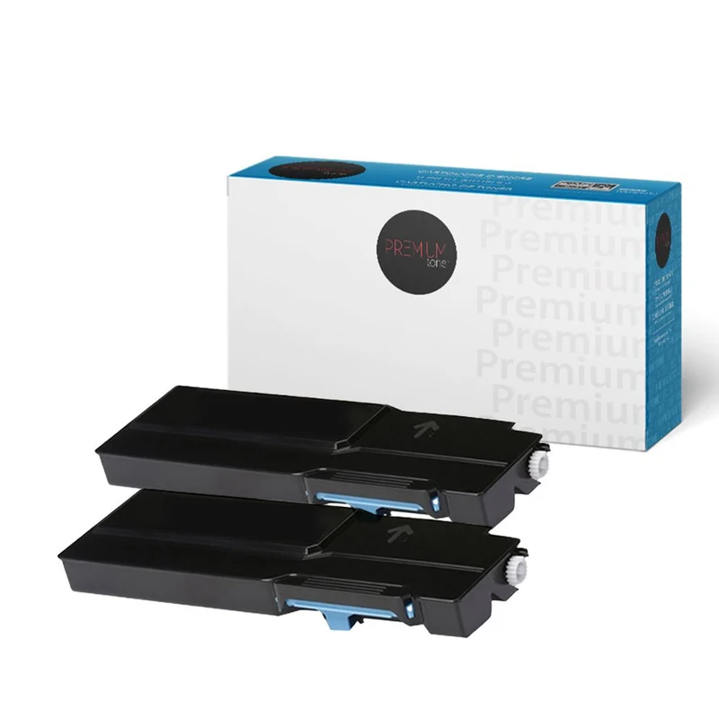 Premium Tone - Xerox 106R03502 Toner compatible - Cyan - Paquet de 2