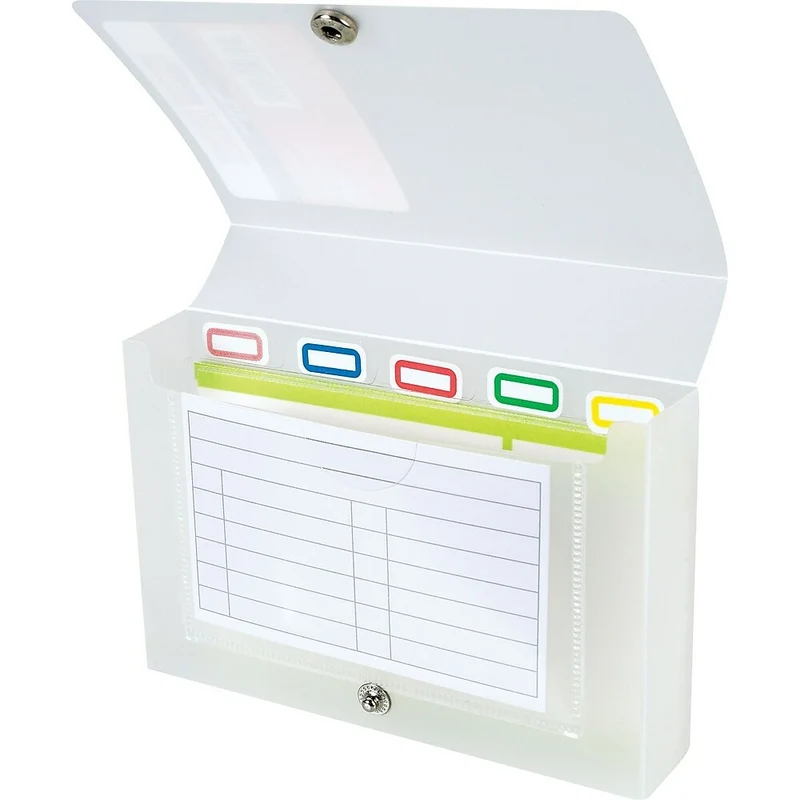 Staples - Boîte pour fiches, 3 po x 5 po, blanche