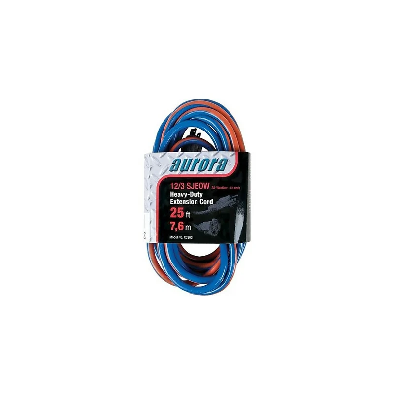 Aurora Tools All Weather Tpe-Rubber Extension Cords With Light Indicator (XC503)