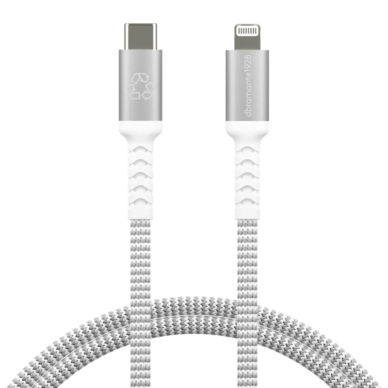 Dbramante1928 - Câble tressé de recharge USB-C vers Lightning - 4'