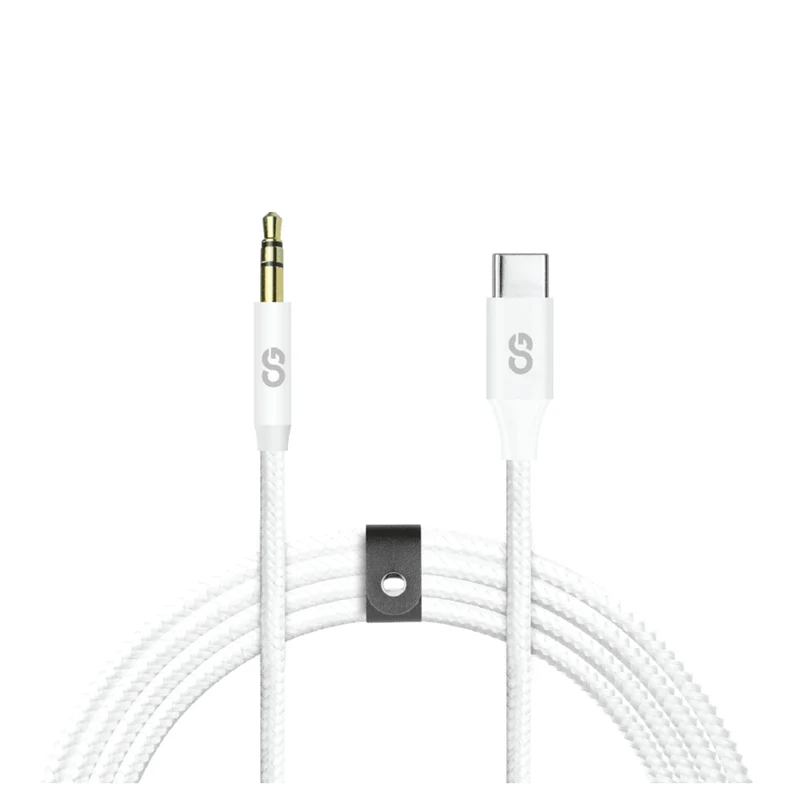 LOGiiX - Piston Connect Braid 1m Aux vers USB-C - Blanc