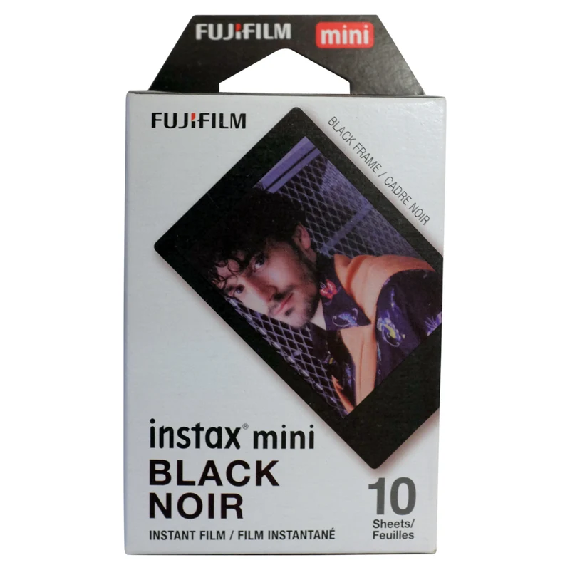 Fujifilm Instax Mini Film - Black - 10 Exposures