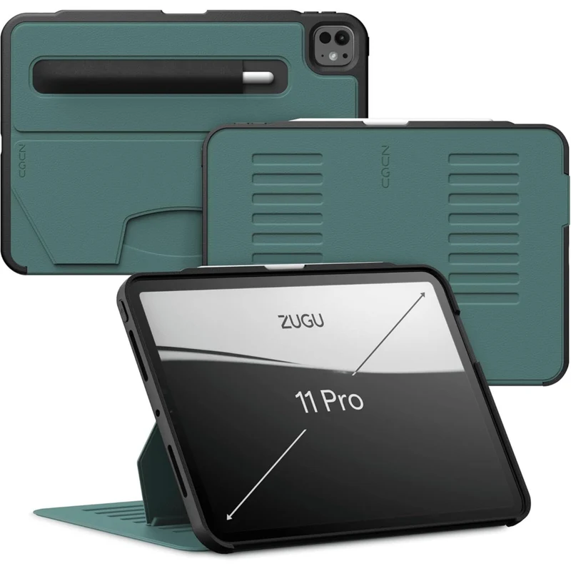 Zugu - Étui iPad Pro 11 po M4 2024 - Vert Pin