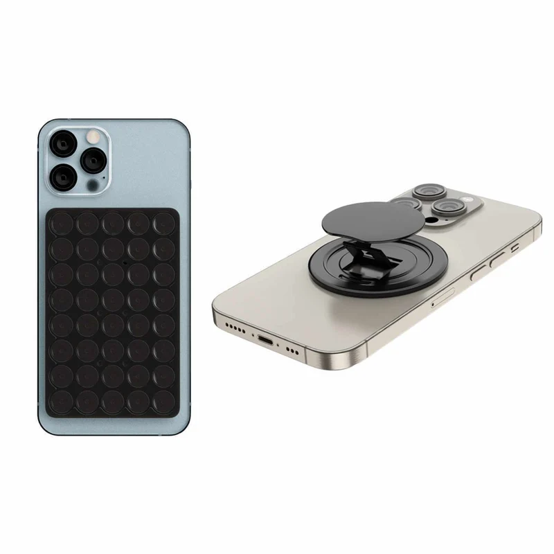 Blu Element Kick-N-Grip and PhoneSquid Grip Combo - Black