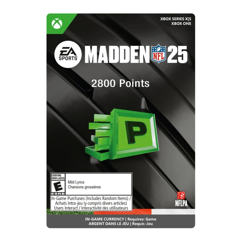 Madden NFL 25: 2800 Madden Points Xbox Series X/S et Xbox One [Code Electronique]